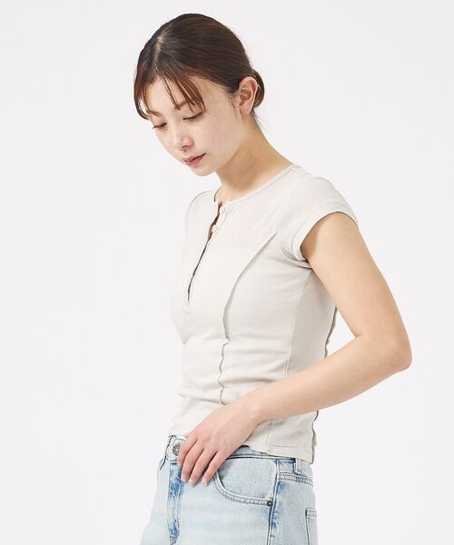 Rouge vif la cle / ルージュ・ヴィフ ラクレ Tシャツ | 【MILLER/ミラー】Light Prib Henly S/S Tee / ラ | 詳細18