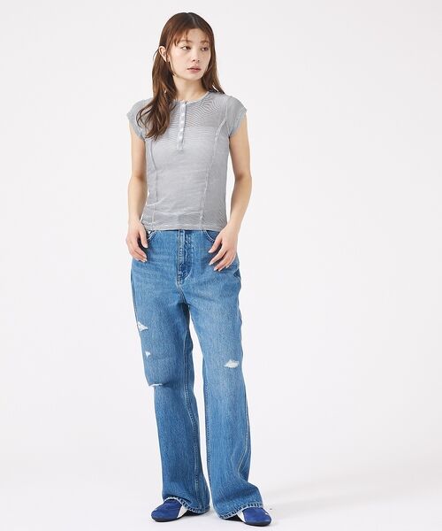 Rouge vif la cle / ルージュ・ヴィフ ラクレ Tシャツ | 【MILLER/ミラー】Light Prib Henly S/S Tee / ラ | 詳細20