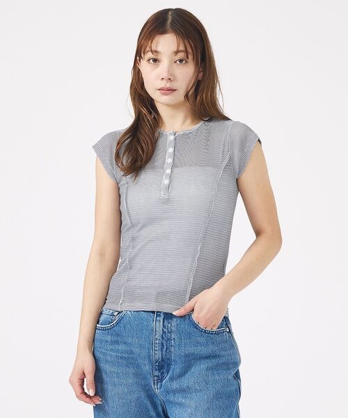 Rouge vif la cle / ルージュ・ヴィフ ラクレ Tシャツ | 【MILLER/ミラー】Light Prib Henly S/S Tee / ラ | 詳細23