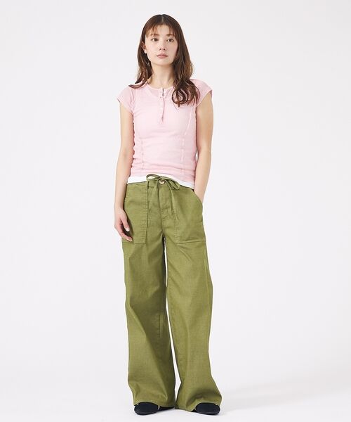 Rouge vif la cle / ルージュ・ヴィフ ラクレ Tシャツ | 【MILLER/ミラー】Light Prib Henly S/S Tee / ラ | 詳細27