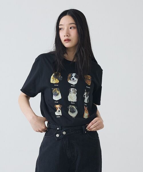 Rouge vif la cle / ルージュ・ヴィフ ラクレ Tシャツ | 【JERZEES/ジャージーズ】9DOGS半袖Tシャツ/犬/半袖【WEB限定】【 | 詳細10