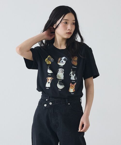 Rouge vif la cle / ルージュ・ヴィフ ラクレ Tシャツ | 【JERZEES/ジャージーズ】9DOGS半袖Tシャツ/犬/半袖【WEB限定】【 | 詳細11