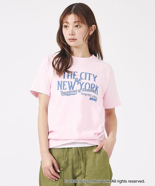 Rouge vif la cle / ルージュ・ヴィフ ラクレ Tシャツ | 【GOOD ROCK SPEED / グッドロックスピード】NYC T-Shir（ピンク）