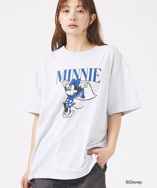 Rouge vif la cle / ルージュ・ヴィフ ラクレ Tシャツ | 【GOOD ROCK SPEED/グッドロックスピード】ミニー/マントTシャツ/（グレー）