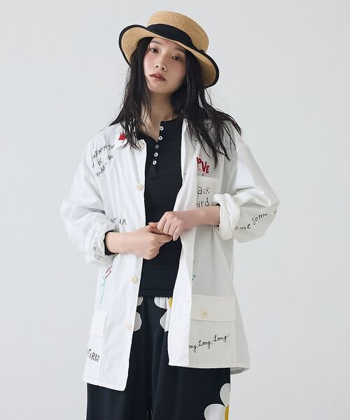 Rouge vif la cle / ルージュ・ヴィフ ラクレ シャツ・ブラウス | 【THRIFTY LOOK/スリフティールック】メモリアルアクティブカバーオール | 詳細9