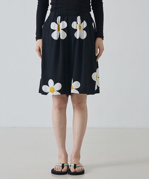 Rouge vif la cle / ルージュ・ヴィフ ラクレ ショート・ハーフ・半端丈パンツ | 【SUNNY SPORTS/サニースポーツ】花柄半パン/printed 2par | 詳細12