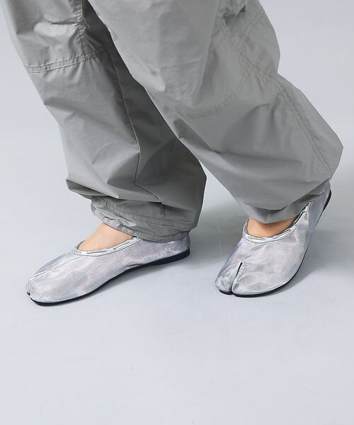 Rouge vif la cle / ルージュ・ヴィフ ラクレ フラットシューズ | 【PAES/ペイズ】タビメッシュパンプス/フラットシューズ/韓国/大人カジュアル（シルバー）