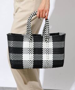 Rouge vif la cle / ルージュ・ヴィフ ラクレ かごバック | 【MOON BIRD/ムーンバード】手編みのメルカドバッグ横長M/かごバッグ/格