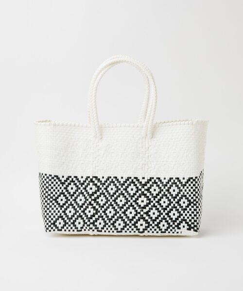 Rouge vif la cle / ルージュ・ヴィフ ラクレ かごバック | 【MOON BIRD/ムーンバード】手編みのメルカドバッグ横長M/かごバッグ/格 | 詳細18