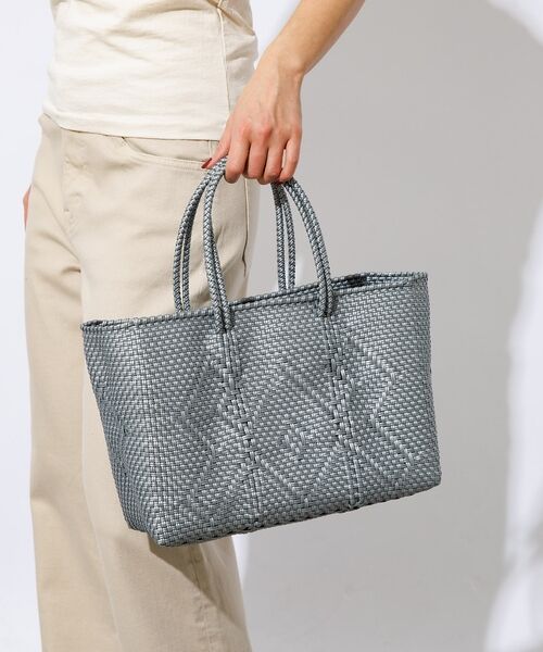 Rouge vif la cle / ルージュ・ヴィフ ラクレ かごバック | 【MOON BIRD/ムーンバード】手編みのメルカドバッグ横長Ｍ/かごバッグ/軽 | 詳細3