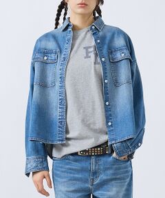 Rouge vif la cle / ルージュ・ヴィフ ラクレ ブルゾン | 【Healthy denim / ヘルシーデニム】Almond/デニムシャツ/【