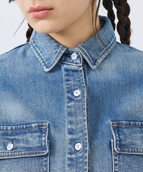 Rouge vif la cle / ルージュ・ヴィフ ラクレ ブルゾン | 【Healthy denim / ヘルシーデニム】Almond/デニムシャツ/【 | 詳細14