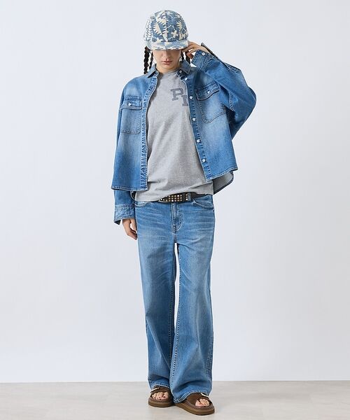 Rouge vif la cle / ルージュ・ヴィフ ラクレ ブルゾン | 【Healthy denim / ヘルシーデニム】Almond/デニムシャツ/【 | 詳細8