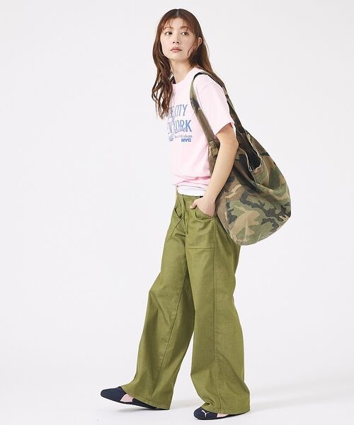 Rouge vif la cle / ルージュ・ヴィフ ラクレ ショルダーバッグ | 【MASTER & CO】コットンショルダーバッグ/柄/A4可能【WEB限定【予 | 詳細2