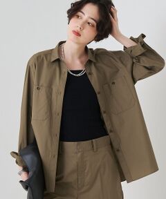 Rouge vif la cle / ルージュ・ヴィフ ラクレ シャツ・ブラウス | 【セットアップ対応】コットン胸ポケット付きシャツ【予約】