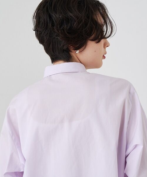 Rouge vif la cle / ルージュ・ヴィフ ラクレ シャツ・ブラウス | 【セットアップ対応】コットン胸ポケット付きシャツ【予約】 | 詳細13