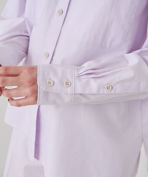 Rouge vif la cle / ルージュ・ヴィフ ラクレ シャツ・ブラウス | 【セットアップ対応】コットン胸ポケット付きシャツ【予約】 | 詳細15