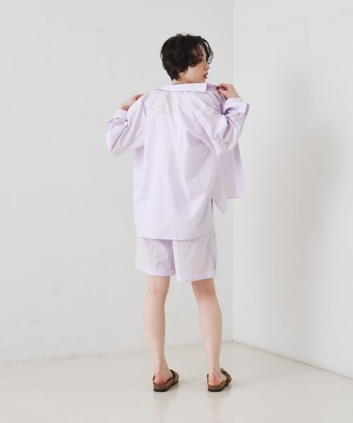 Rouge vif la cle / ルージュ・ヴィフ ラクレ シャツ・ブラウス | 【セットアップ対応】コットン胸ポケット付きシャツ【予約】 | 詳細9