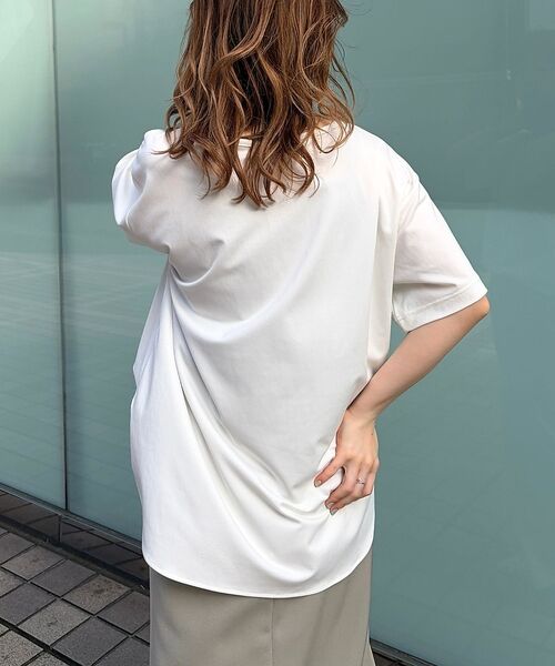 Rouge vif la cle / ルージュ・ヴィフ ラクレ Tシャツ | ヴィンテージキュプラジャージー半袖プルオーバー【予約】 | 詳細5