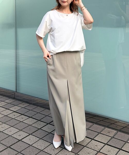 Rouge vif la cle / ルージュ・ヴィフ ラクレ Tシャツ | ヴィンテージキュプラジャージー半袖プルオーバー【予約】 | 詳細6