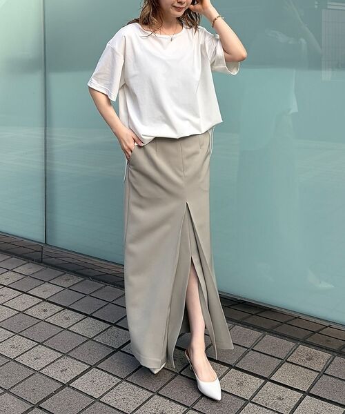 Rouge vif la cle / ルージュ・ヴィフ ラクレ Tシャツ | ヴィンテージキュプラジャージー半袖プルオーバー【予約】 | 詳細8