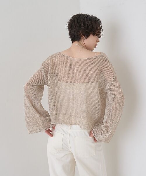 Rouge vif la cle / ルージュ・ヴィフ ラクレ ニット・セーター | 【定番人気】【2026SS新作】前後2WAYペーパーメッシュニットプルオーバー【 | 詳細12