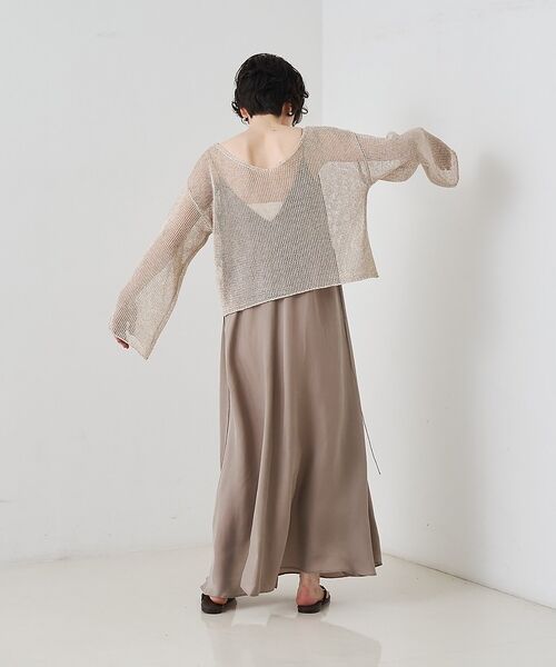 Rouge vif la cle / ルージュ・ヴィフ ラクレ ニット・セーター | 【定番人気】【2026SS新作】前後2WAYペーパーメッシュニットプルオーバー【 | 詳細23