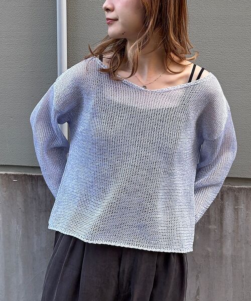 Rouge vif la cle / ルージュ・ヴィフ ラクレ ニット・セーター | 【定番人気】【2026SS新作】前後2WAYペーパーメッシュニットプルオーバー【 | 詳細26