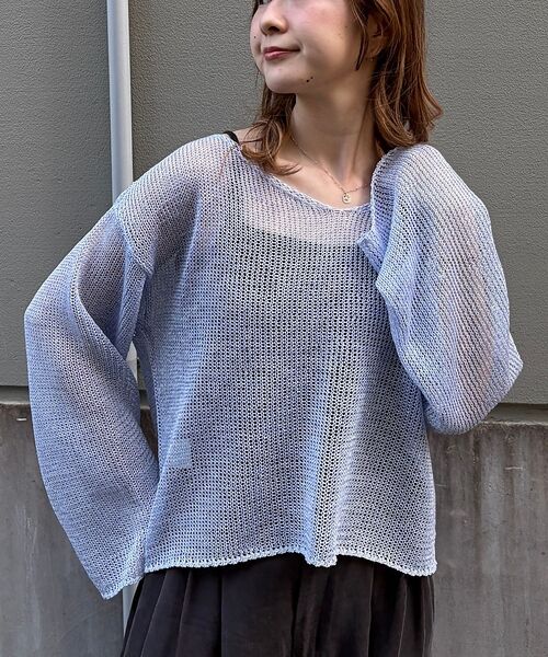 Rouge vif la cle / ルージュ・ヴィフ ラクレ ニット・セーター | 【定番人気】【2026SS新作】前後2WAYペーパーメッシュニットプルオーバー【 | 詳細27