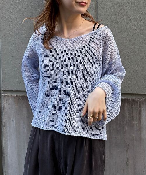 Rouge vif la cle / ルージュ・ヴィフ ラクレ ニット・セーター | 【定番人気】【2026SS新作】前後2WAYペーパーメッシュニットプルオーバー【 | 詳細28