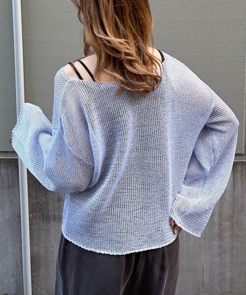 Rouge vif la cle / ルージュ・ヴィフ ラクレ ニット・セーター | 【定番人気】【2026SS新作】前後2WAYペーパーメッシュニットプルオーバー【 | 詳細29