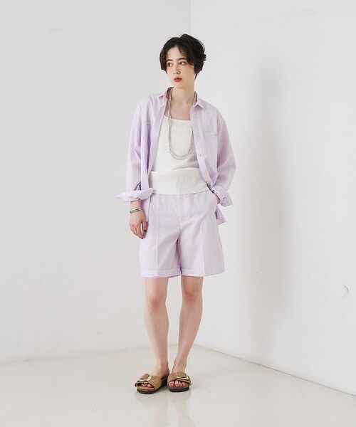 Rouge vif la cle / ルージュ・ヴィフ ラクレ ショート・ハーフ・半端丈パンツ | 【セットアップ対応】コットンショートパンツ/ハーフパンツ【予約】 | 詳細5