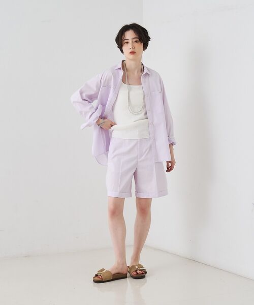 Rouge vif la cle / ルージュ・ヴィフ ラクレ ショート・ハーフ・半端丈パンツ | 【セットアップ対応】コットンショートパンツ/ハーフパンツ【予約】 | 詳細7