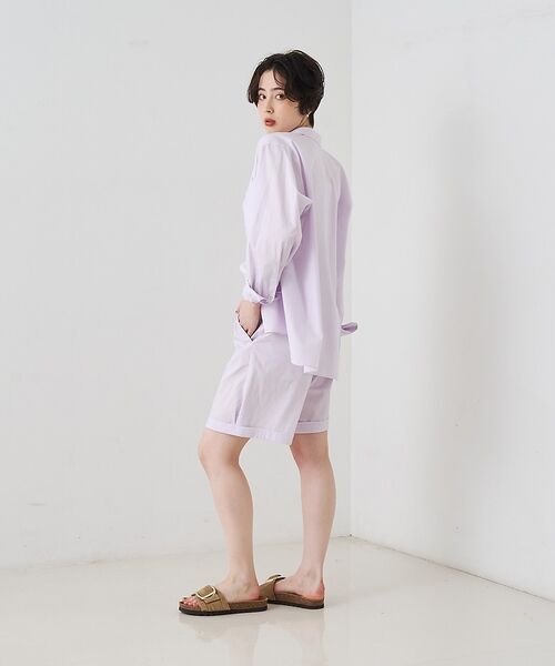 Rouge vif la cle / ルージュ・ヴィフ ラクレ ショート・ハーフ・半端丈パンツ | 【セットアップ対応】コットンショートパンツ/ハーフパンツ【予約】 | 詳細9