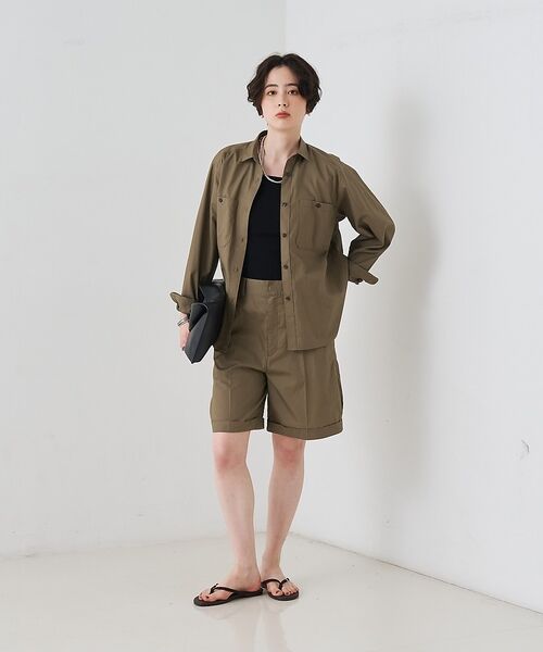 Rouge vif la cle / ルージュ・ヴィフ ラクレ ショート・ハーフ・半端丈パンツ | 【セットアップ対応】コットンショートパンツ/ハーフパンツ【予約】 | 詳細25