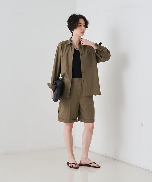 Rouge vif la cle / ルージュ・ヴィフ ラクレ ショート・ハーフ・半端丈パンツ | 【セットアップ対応】コットンショートパンツ/ハーフパンツ【予約】 | 詳細23