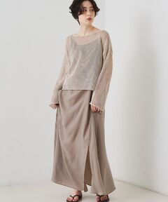 Rouge vif la cle / ルージュ・ヴィフ ラクレ ワンピース | キュプラフィブリルキャミワンピース【予約】