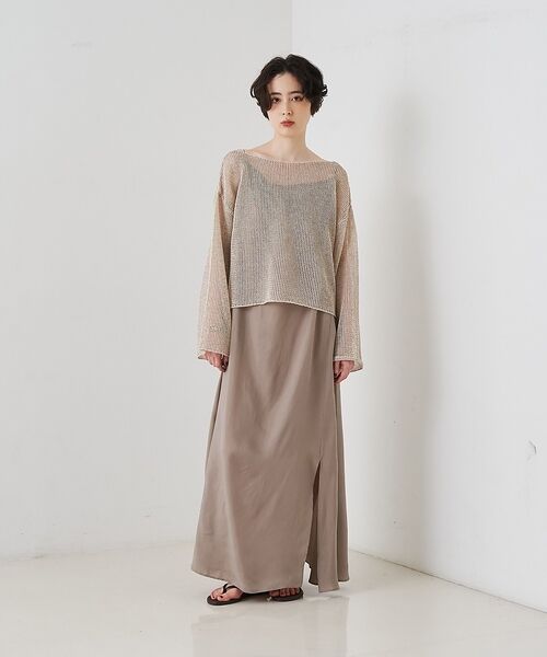 Rouge vif la cle / ルージュ・ヴィフ ラクレ ワンピース | キュプラフィブリルキャミワンピース【予約】 | 詳細1