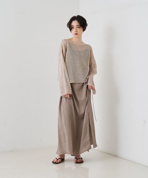 Rouge vif la cle / ルージュ・ヴィフ ラクレ ワンピース | キュプラフィブリルキャミワンピース【予約】 | 詳細2