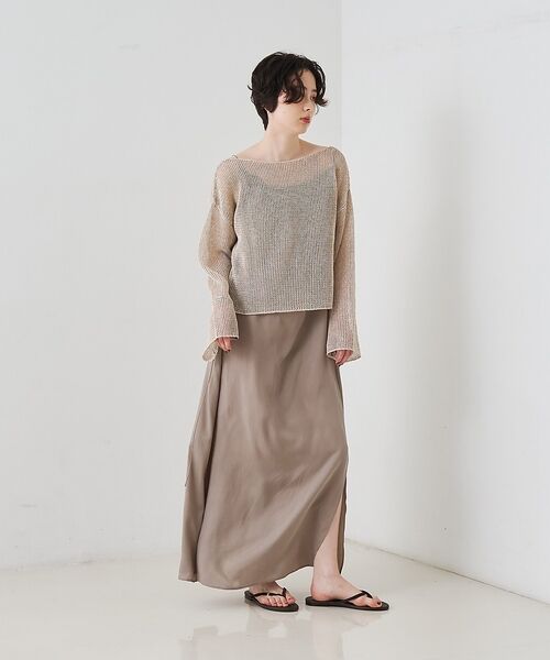 Rouge vif la cle / ルージュ・ヴィフ ラクレ ワンピース | キュプラフィブリルキャミワンピース【予約】 | 詳細7