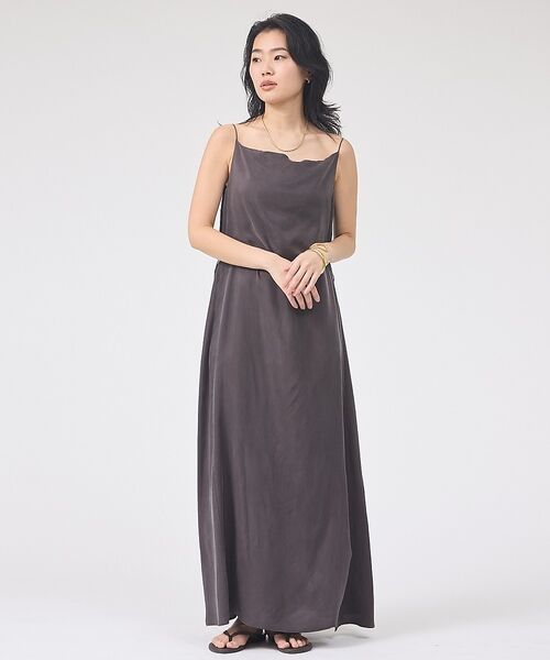 Rouge vif la cle / ルージュ・ヴィフ ラクレ ワンピース | キュプラフィブリルキャミワンピース【予約】 | 詳細16