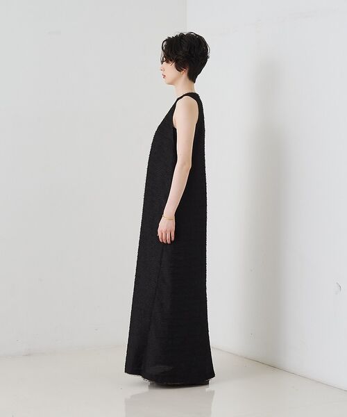 Rouge vif la cle / ルージュ・ヴィフ ラクレ ワンピース | カットジャガードシアーノスリーブワンピース【予約】 | 詳細14