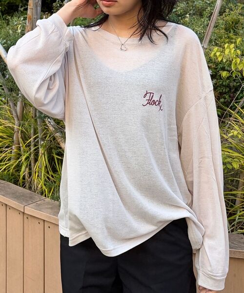 Rouge vif la cle / ルージュ・ヴィフ ラクレ Tシャツ | 【ST.JOHNS 3RD CLUB/セントジョンズサードクラブ】シアーロゴロン | 詳細1