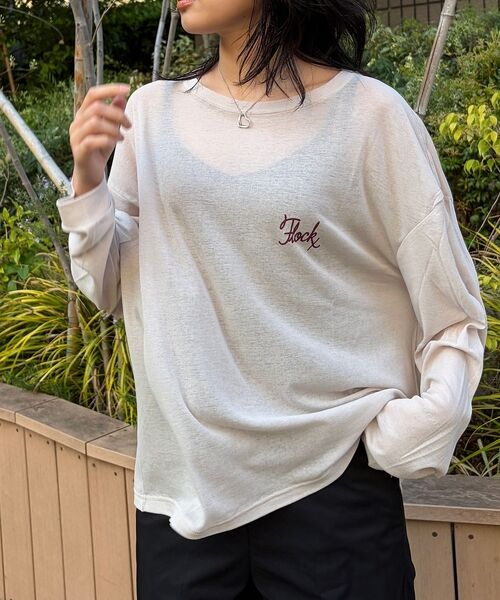 Rouge vif la cle / ルージュ・ヴィフ ラクレ Tシャツ | 【ST.JOHNS 3RD CLUB/セントジョンズサードクラブ】シアーロゴロン | 詳細2