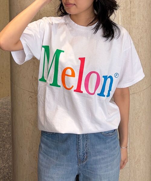 Rouge vif la cle / ルージュ・ヴィフ ラクレ Tシャツ | 【byeA./バイエー】Melon TEE/ロゴTシャツ | 詳細1