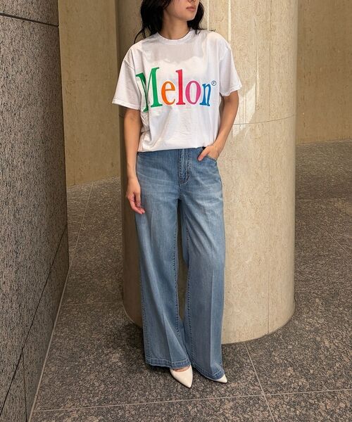 Rouge vif la cle / ルージュ・ヴィフ ラクレ Tシャツ | 【byeA./バイエー】Melon TEE/ロゴTシャツ | 詳細7