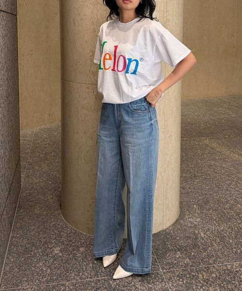 Rouge vif la cle / ルージュ・ヴィフ ラクレ Tシャツ | 【byeA./バイエー】Melon TEE/ロゴTシャツ | 詳細9