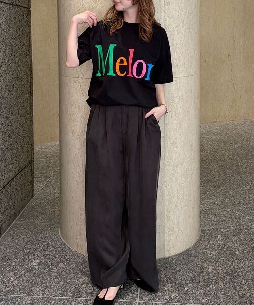 Rouge vif la cle / ルージュ・ヴィフ ラクレ Tシャツ | 【byeA./バイエー】Melon TEE/ロゴTシャツ | 詳細30