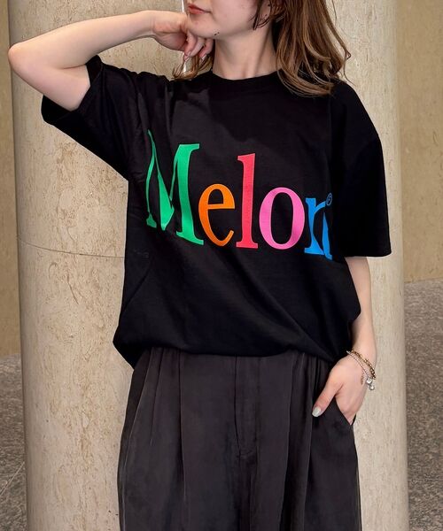Rouge vif la cle / ルージュ・ヴィフ ラクレ Tシャツ | 【byeA./バイエー】Melon TEE/ロゴTシャツ | 詳細20