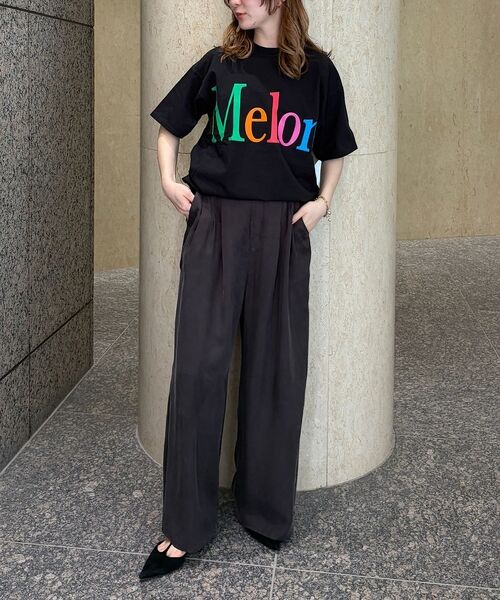 Rouge vif la cle / ルージュ・ヴィフ ラクレ Tシャツ | 【byeA./バイエー】Melon TEE/ロゴTシャツ | 詳細26